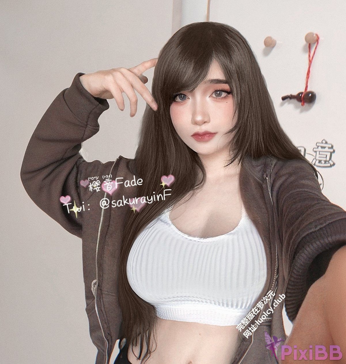 Cosplayer sakurayinF Yingyin Fade Top Big Boobs Welfare Girl PixiBB.COM 516
