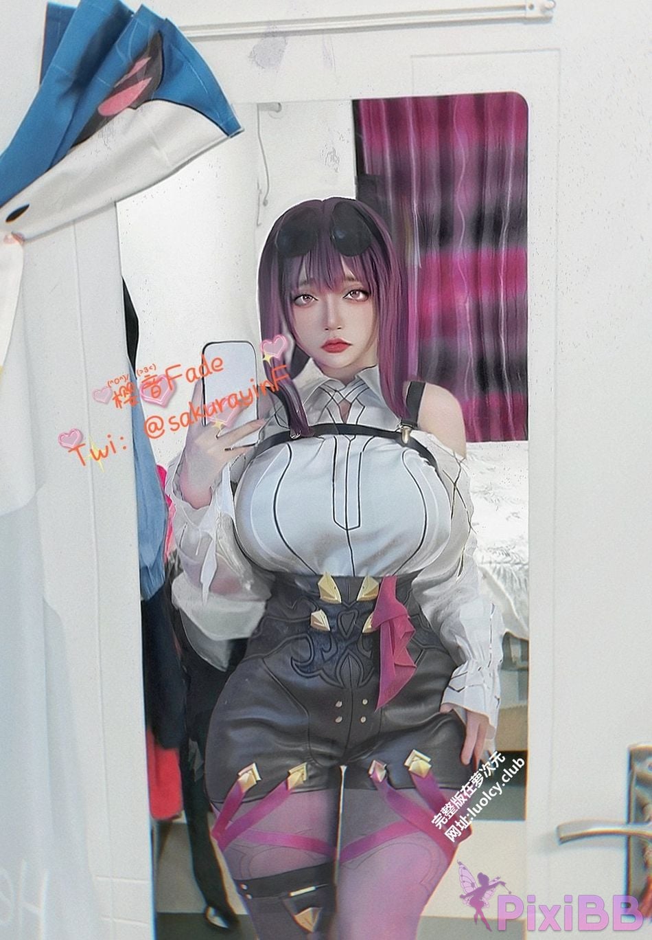 Cosplayer sakurayinF Yingyin Fade Top Big Boobs Welfare Girl PixiBB.COM 565