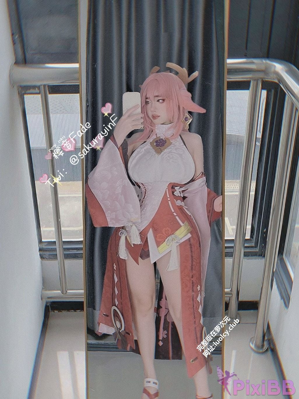 Cosplayer sakurayinF Yingyin Fade Top Big Boobs Welfare Girl PixiBB.COM 577