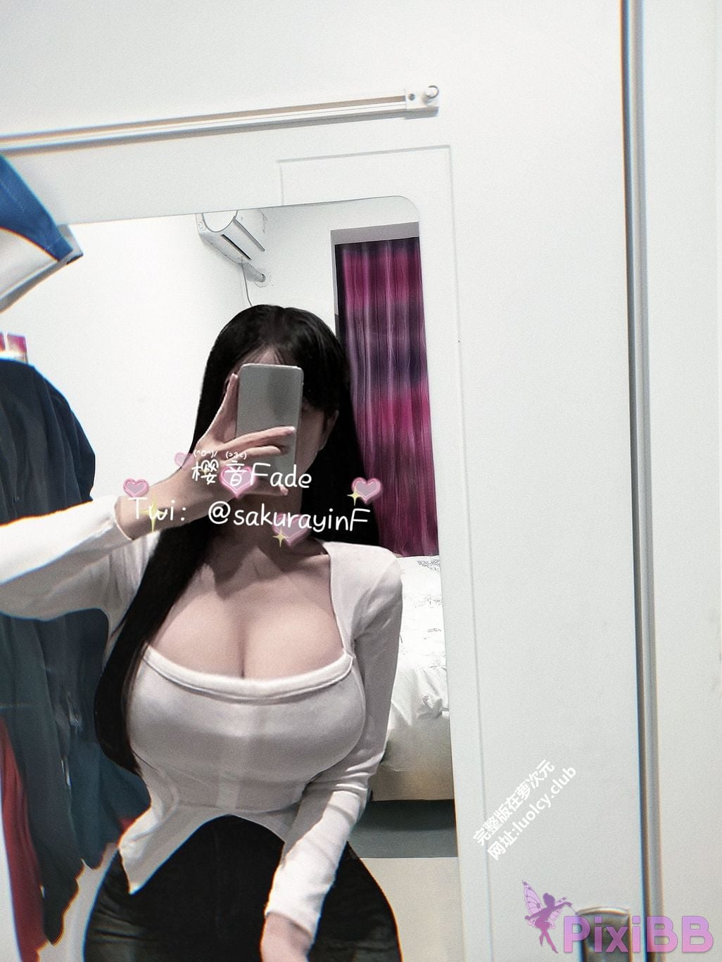 Cosplayer sakurayinF Yingyin Fade Top Big Boobs Welfare Girl PixiBB.COM 582