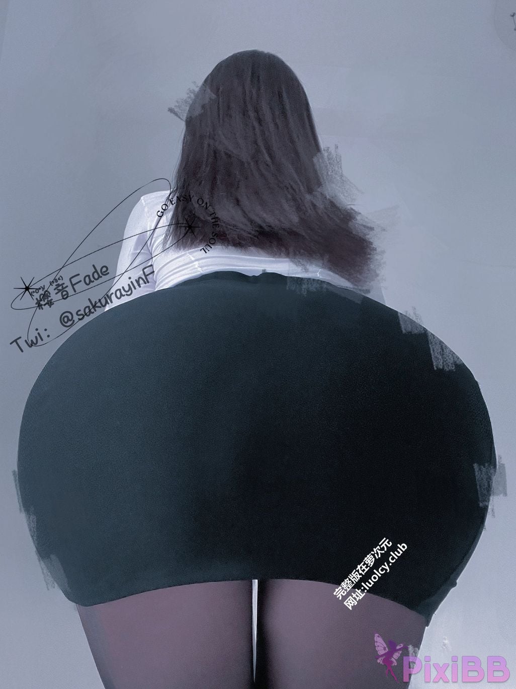 Cosplayer sakurayinF Yingyin Fade Top Big Boobs Welfare Girl PixiBB.COM 608