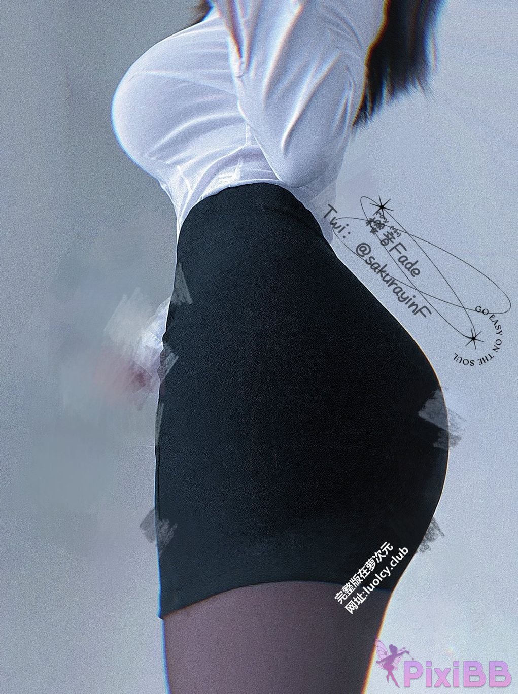 Cosplayer sakurayinF Yingyin Fade Top Big Boobs Welfare Girl PixiBB.COM 609