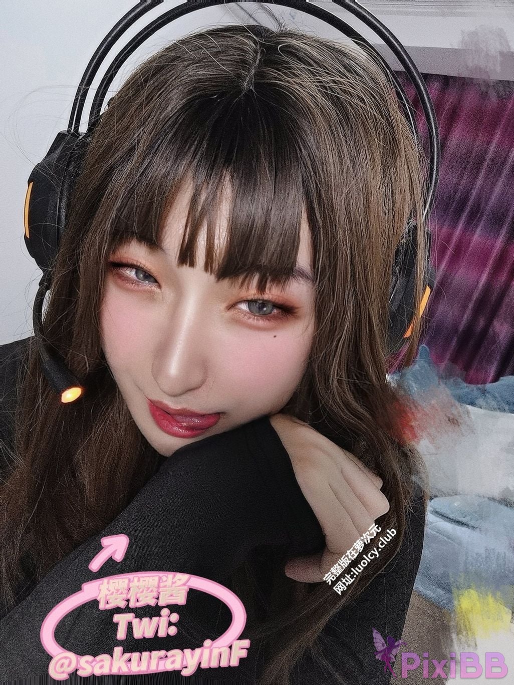 Cosplayer sakurayinF Yingyin Fade Top Big Boobs Welfare Girl PixiBB.COM 656
