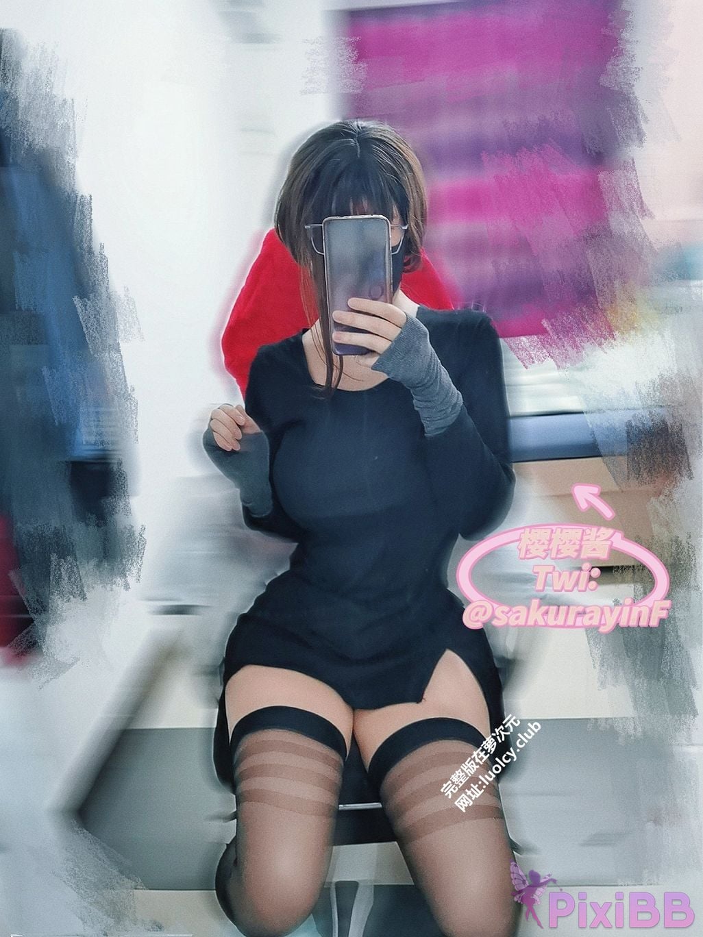 Cosplayer sakurayinF Yingyin Fade Top Big Boobs Welfare Girl PixiBB.COM 661