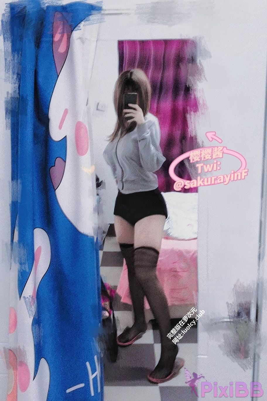 Cosplayer sakurayinF Yingyin Fade Top Big Boobs Welfare Girl PixiBB.COM 667