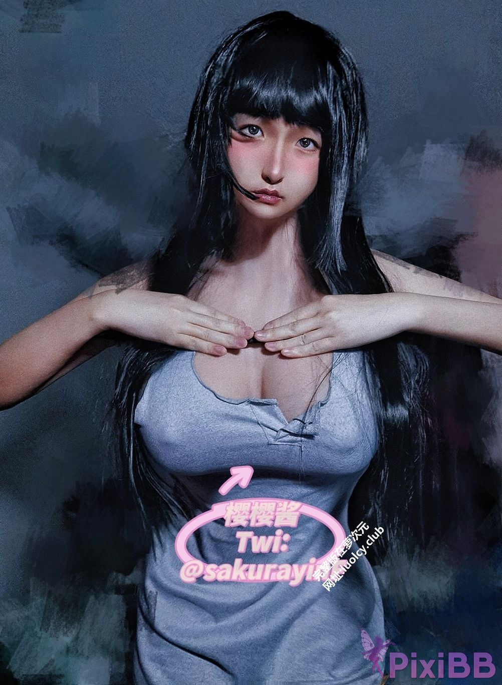Cosplayer sakurayinF Yingyin Fade Top Big Boobs Welfare Girl PixiBB.COM 670