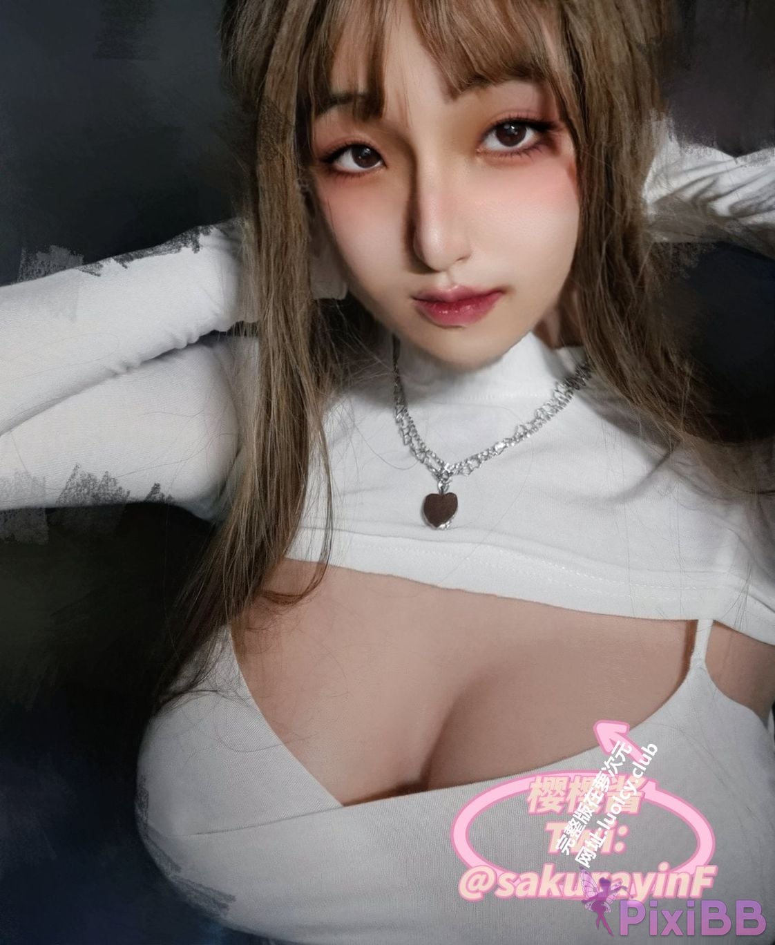 Cosplayer sakurayinF Yingyin Fade Top Big Boobs Welfare Girl PixiBB.COM 706