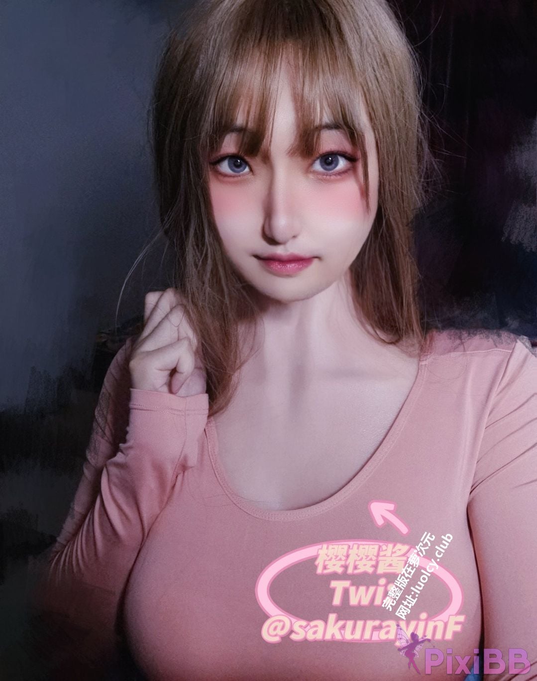Cosplayer sakurayinF Yingyin Fade Top Big Boobs Welfare Girl PixiBB.COM 721