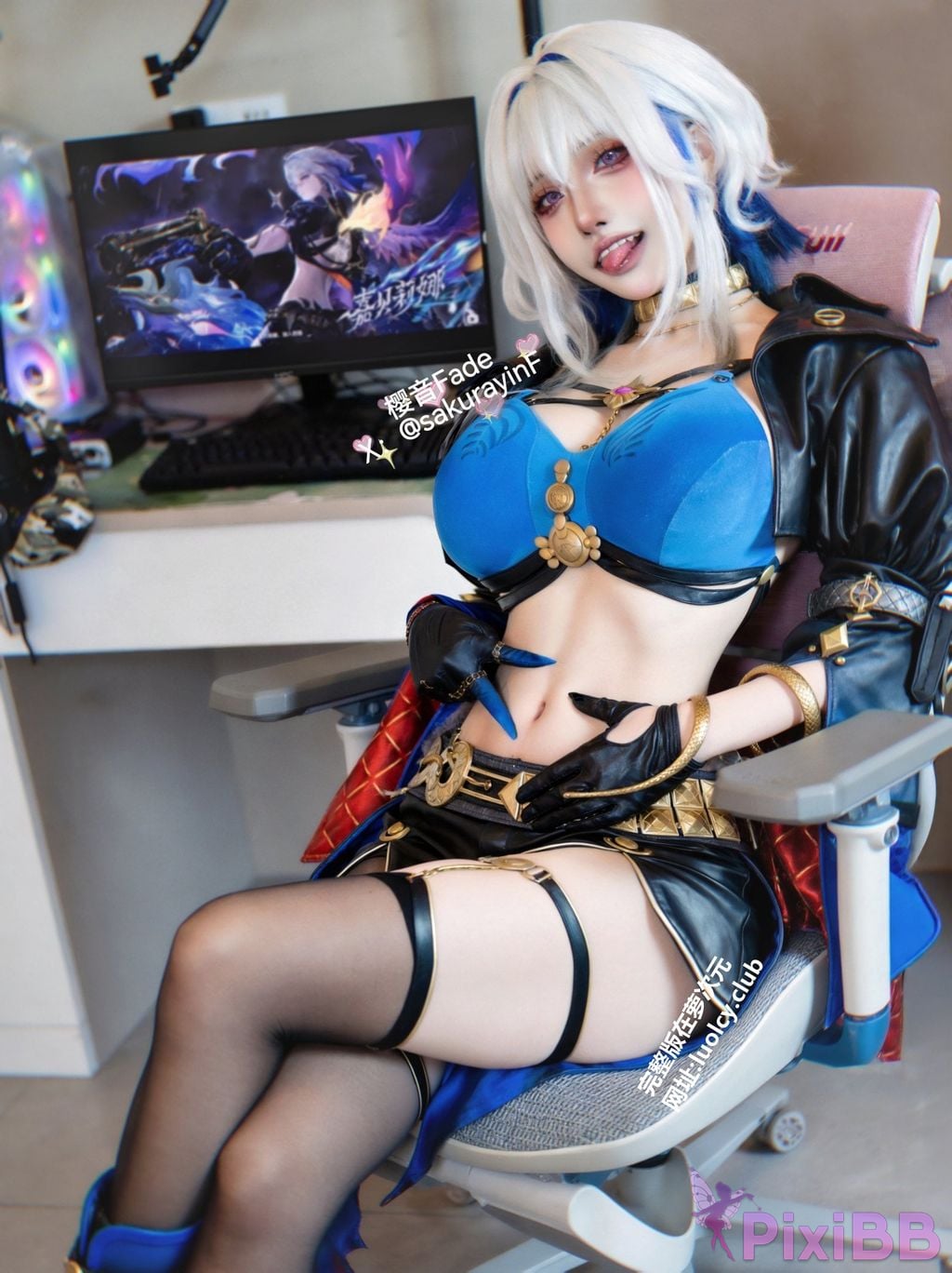 Cosplayer sakurayinF Yingyin Fade Top Big Boobs Welfare Girl PixiBB.COM 751