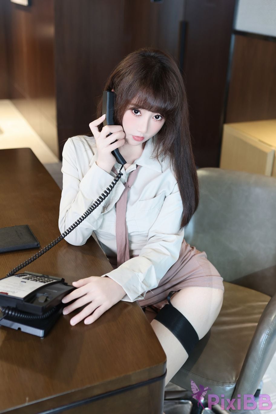 No watermark for in app purchases Bai Xiaoxiao XIUREN model Korean school girls tied up PixiBB.COM 005