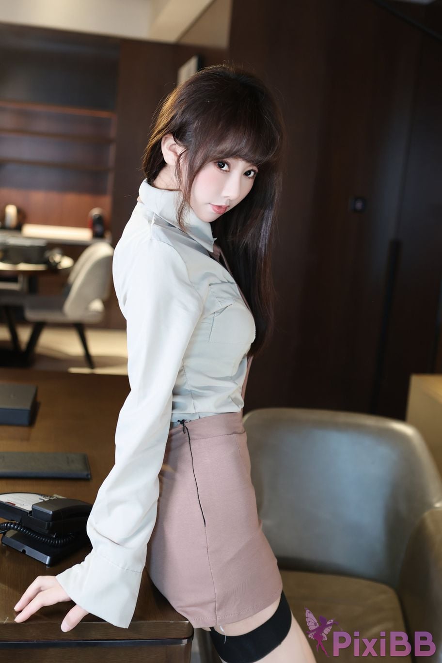 No watermark for in app purchases Bai Xiaoxiao XIUREN model Korean school girls tied up PixiBB.COM 009