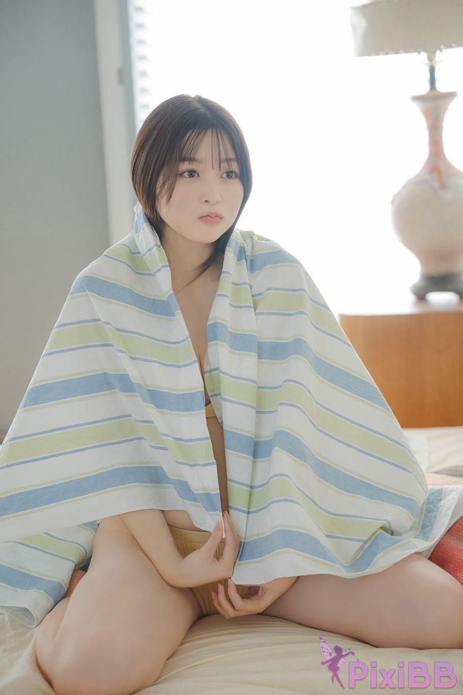 Japanese Idol An Yamamoto Expanded version Complete 50P Yanmaga Other YM2024 Year 11 Issue unreleased cut digital photo book PixiBB.COM 016