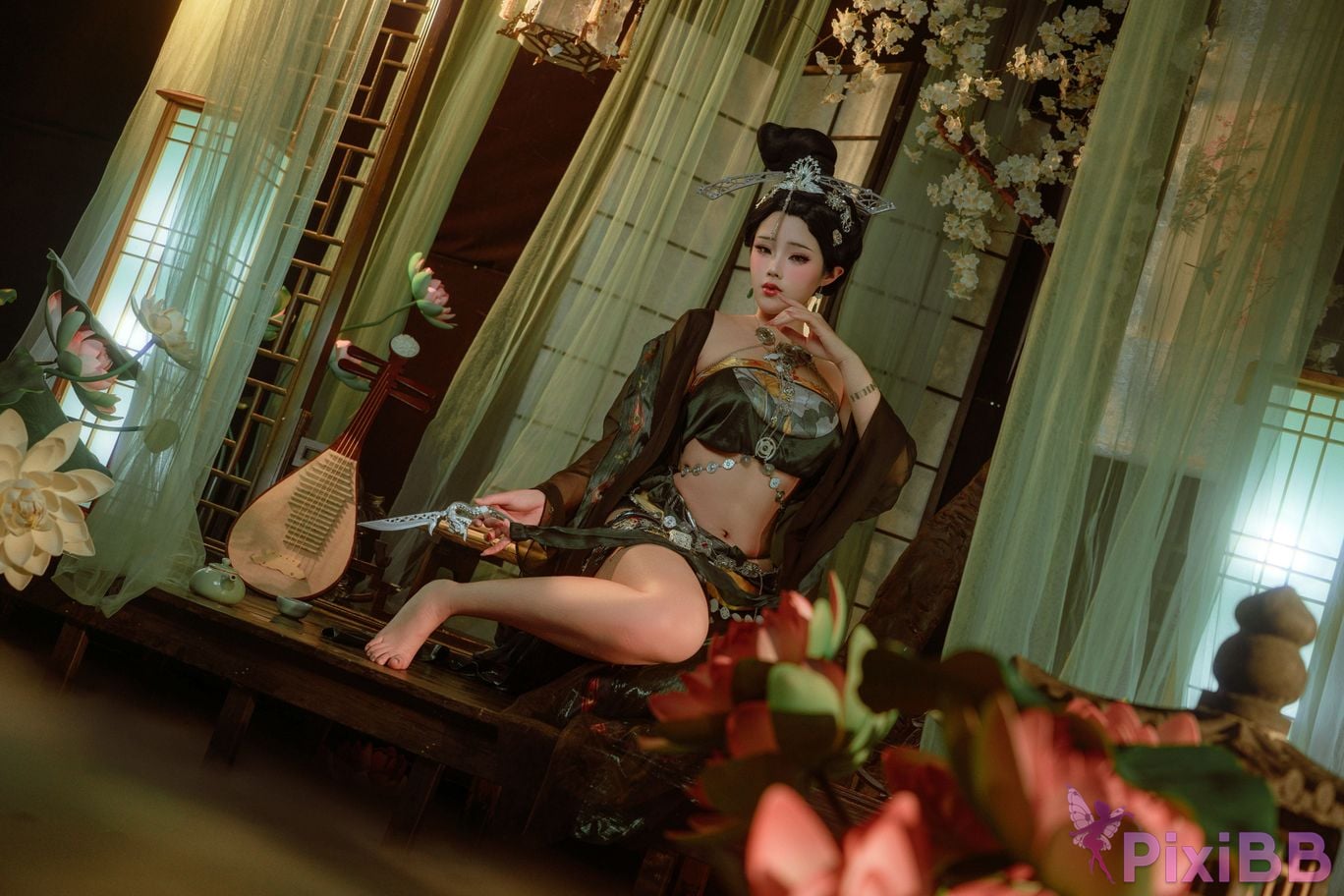 Cosplayer Titanium alloy TiTi Tamaki Hashimoto Bingtilian PixiBB.COM 003