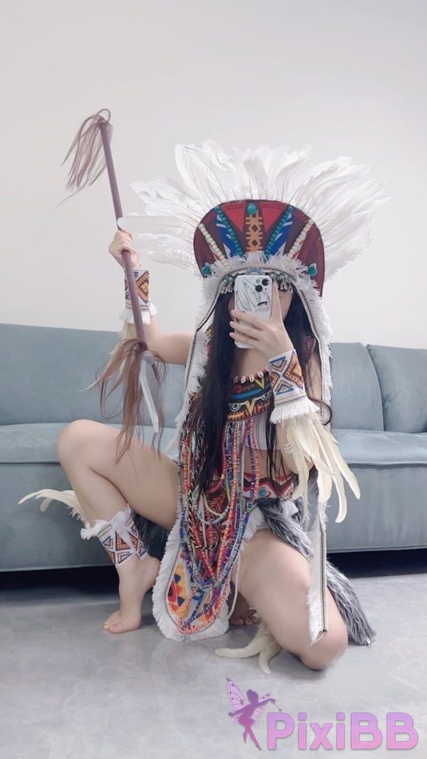 Cosplayer Bangni Bonnie Soul of the Tribe Indian purple dragon PixiBB.COM 106.JPG