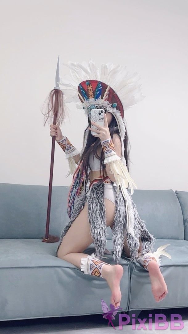 Cosplayer Bangni Bonnie Soul of the Tribe Indian purple dragon PixiBB.COM 110.JPG