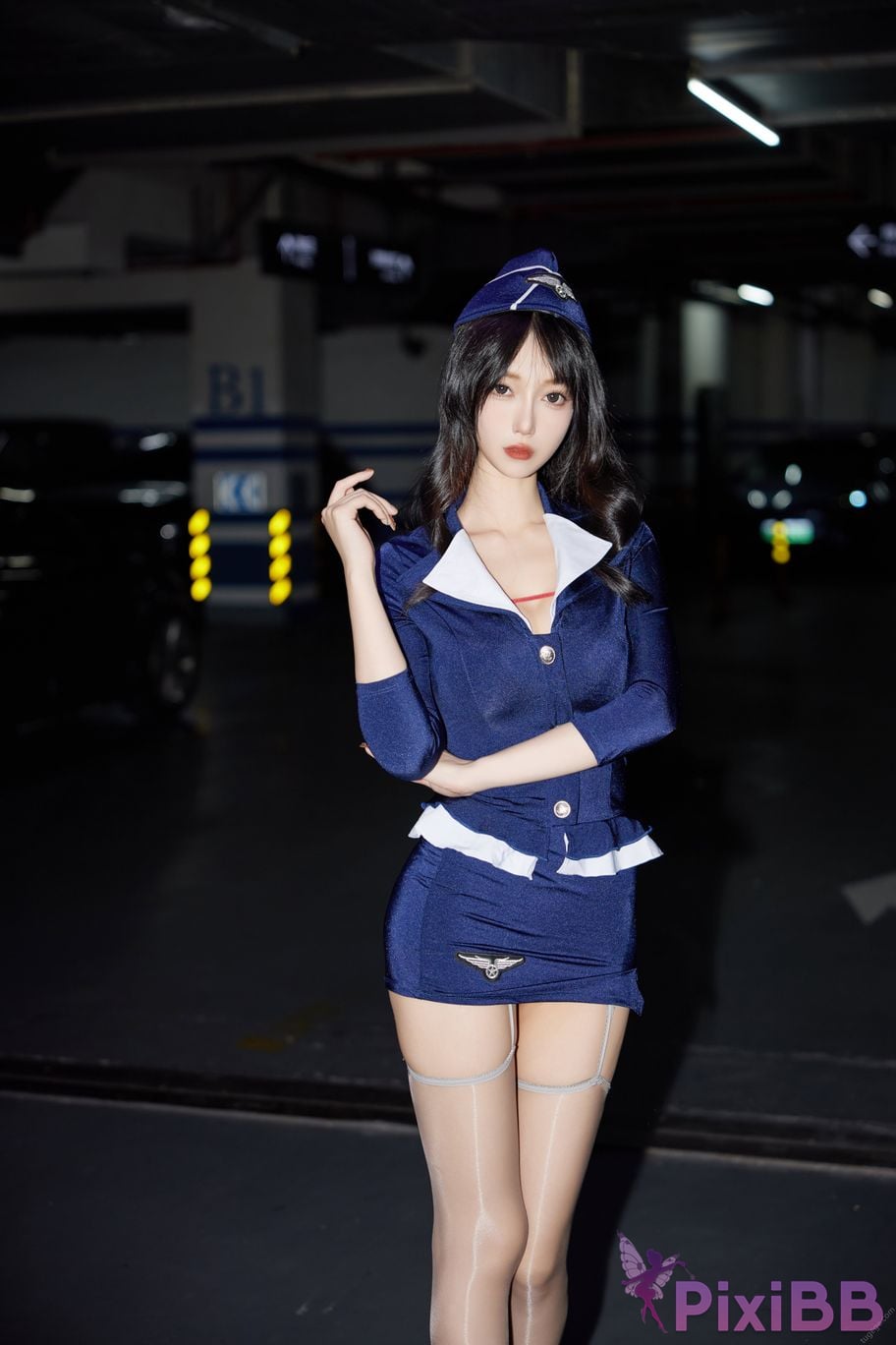 No watermark for in app purchases Yueer Yue er Sexy instructor uniform PixiBB.COM 004