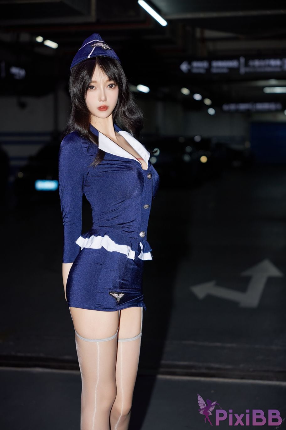 No watermark for in app purchases Yueer Yue er Sexy instructor uniform PixiBB.COM 005