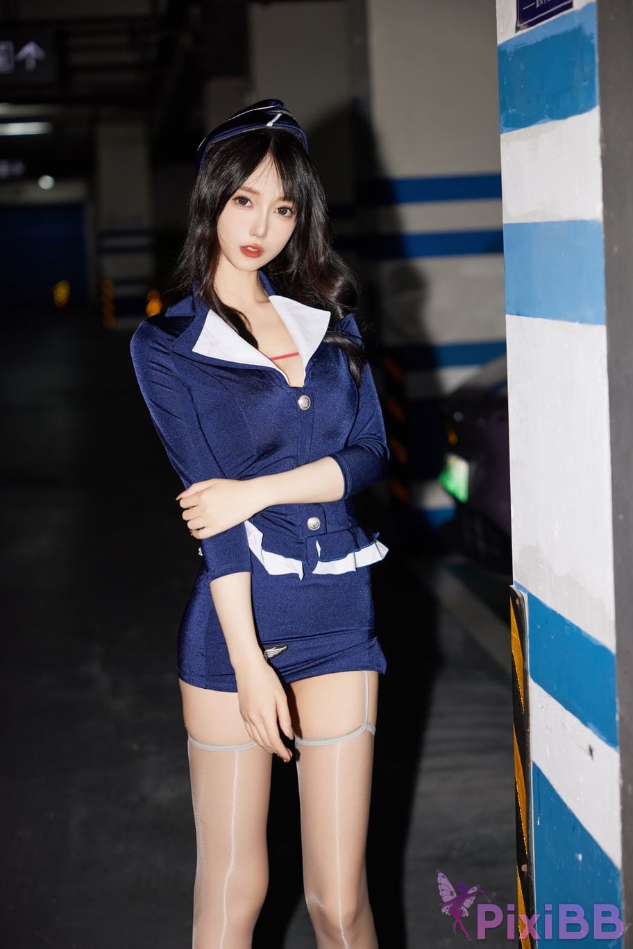 No watermark for in app purchases Yueer Yue er Sexy instructor uniform PixiBB.COM 016