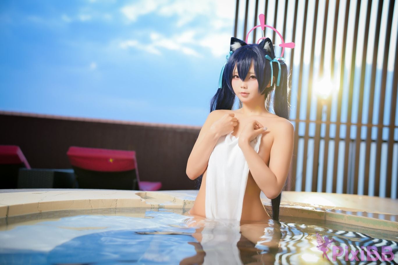 Cosplayer chuchu 008 MAGIC hot spring trip PixiBB.COM 038