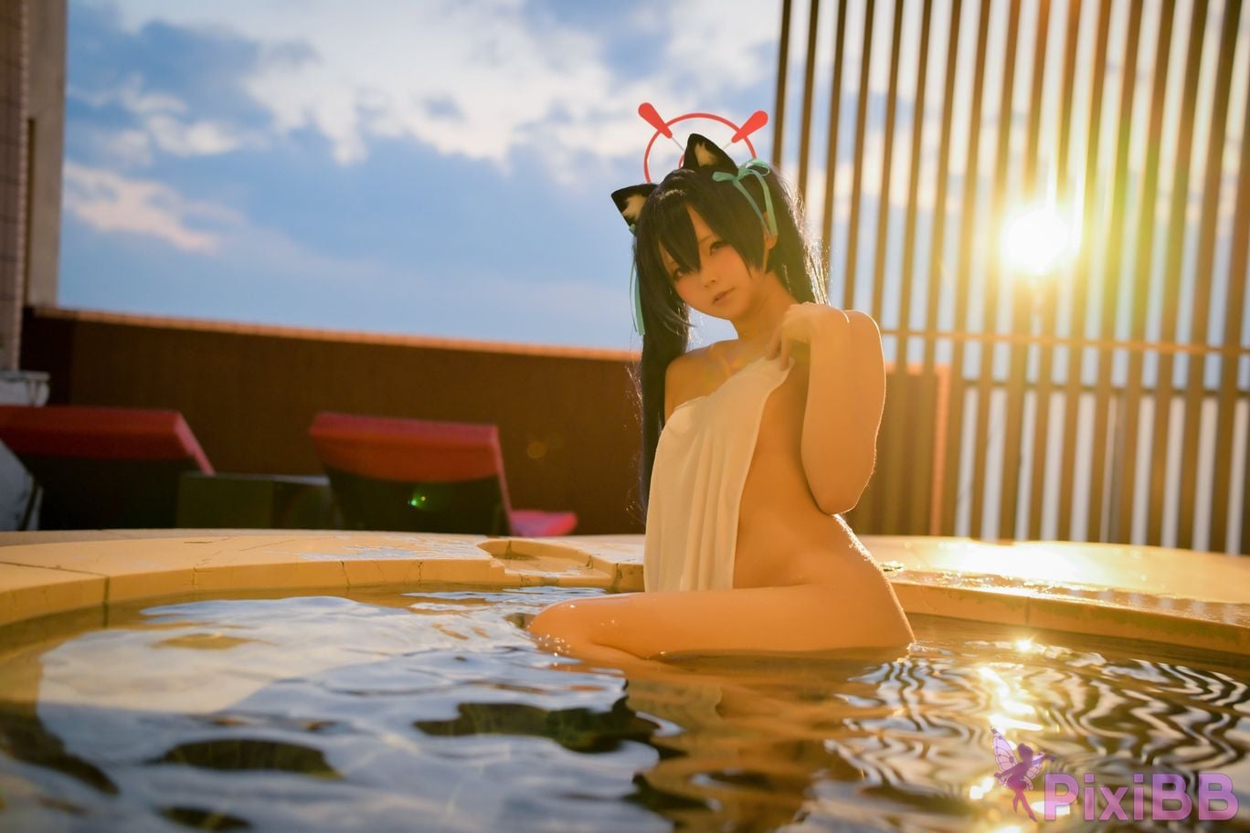 Cosplayer chuchu 008 MAGIC hot spring trip PixiBB.COM 045