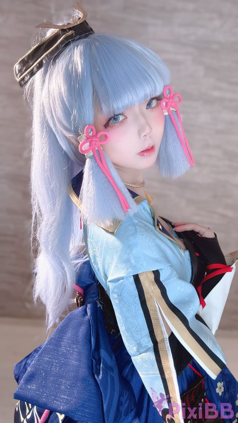 Cosplayer chuchu 007 Kamisato Ayaka PixiBB.COM 003
