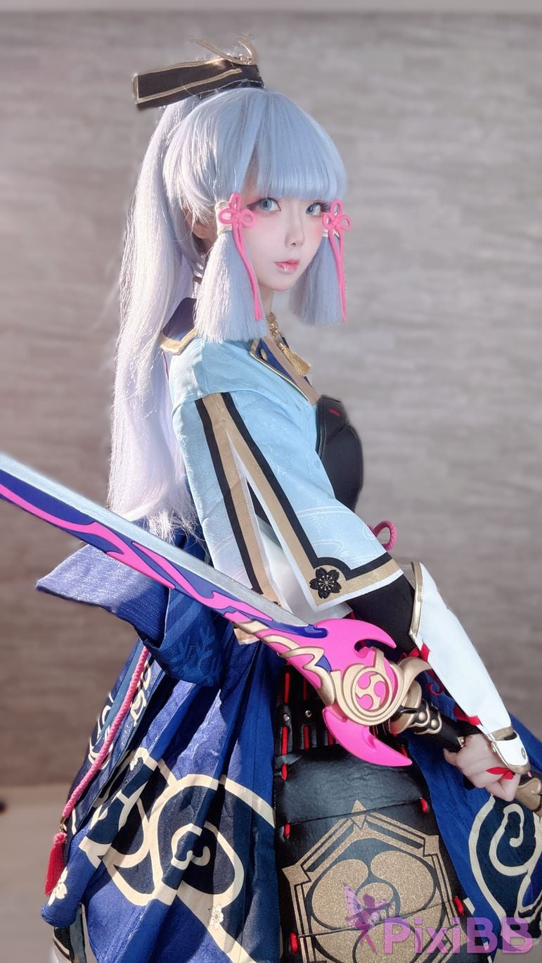 Cosplayer chuchu 007 Kamisato Ayaka PixiBB.COM 006