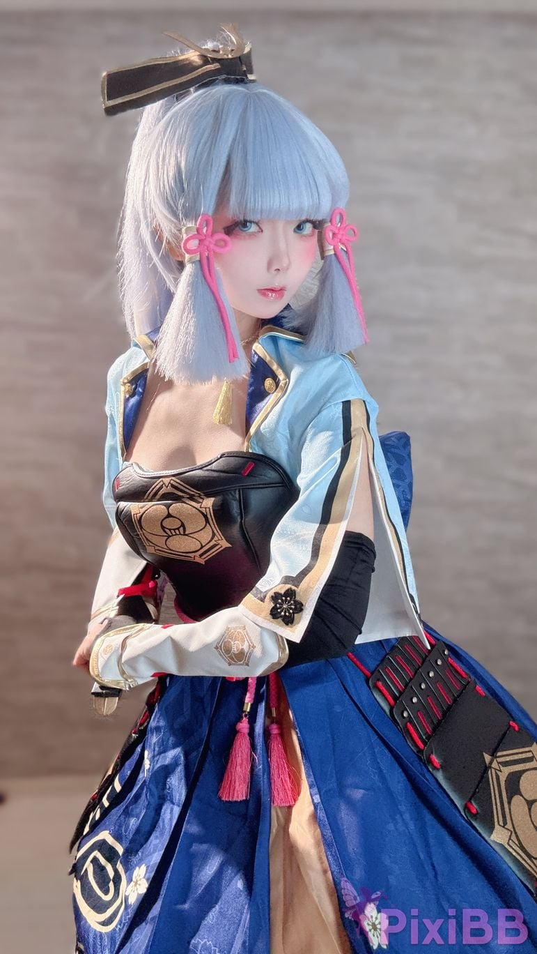 Cosplayer chuchu 007 Kamisato Ayaka PixiBB.COM 008