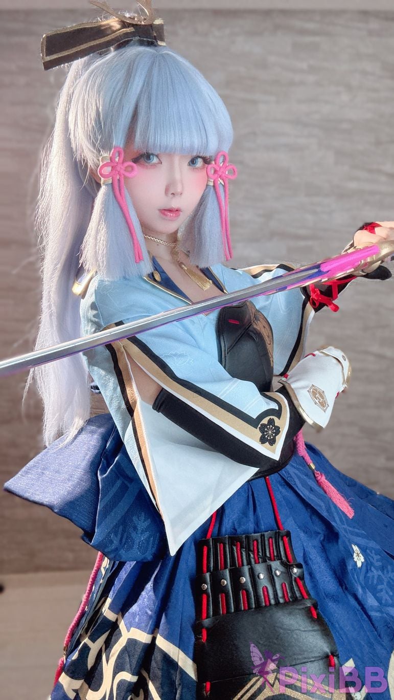 Cosplayer chuchu 007 Kamisato Ayaka PixiBB.COM 011