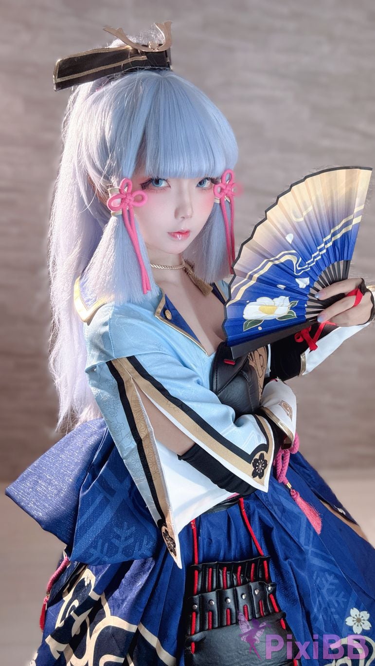 Cosplayer chuchu 007 Kamisato Ayaka PixiBB.COM 035