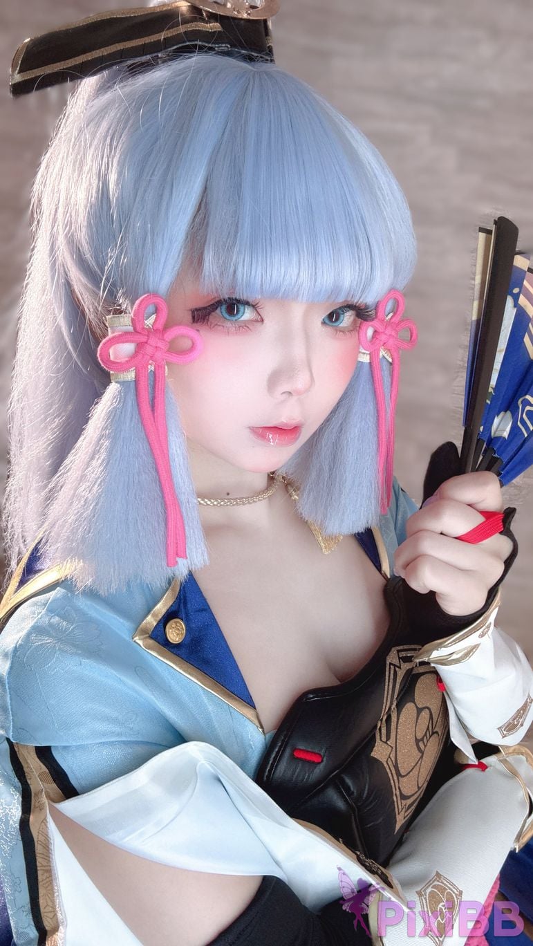 Cosplayer chuchu 007 Kamisato Ayaka PixiBB.COM 036