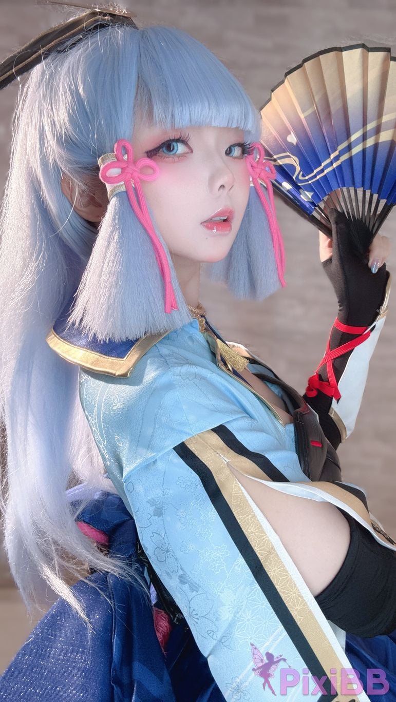 Cosplayer chuchu 007 Kamisato Ayaka PixiBB.COM 043