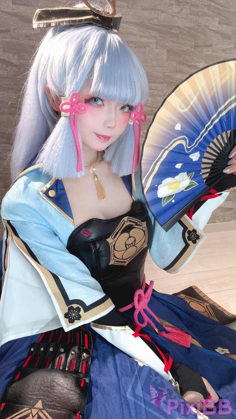 Cosplayer chuchu 007 Kamisato Ayaka PixiBB.COM 048