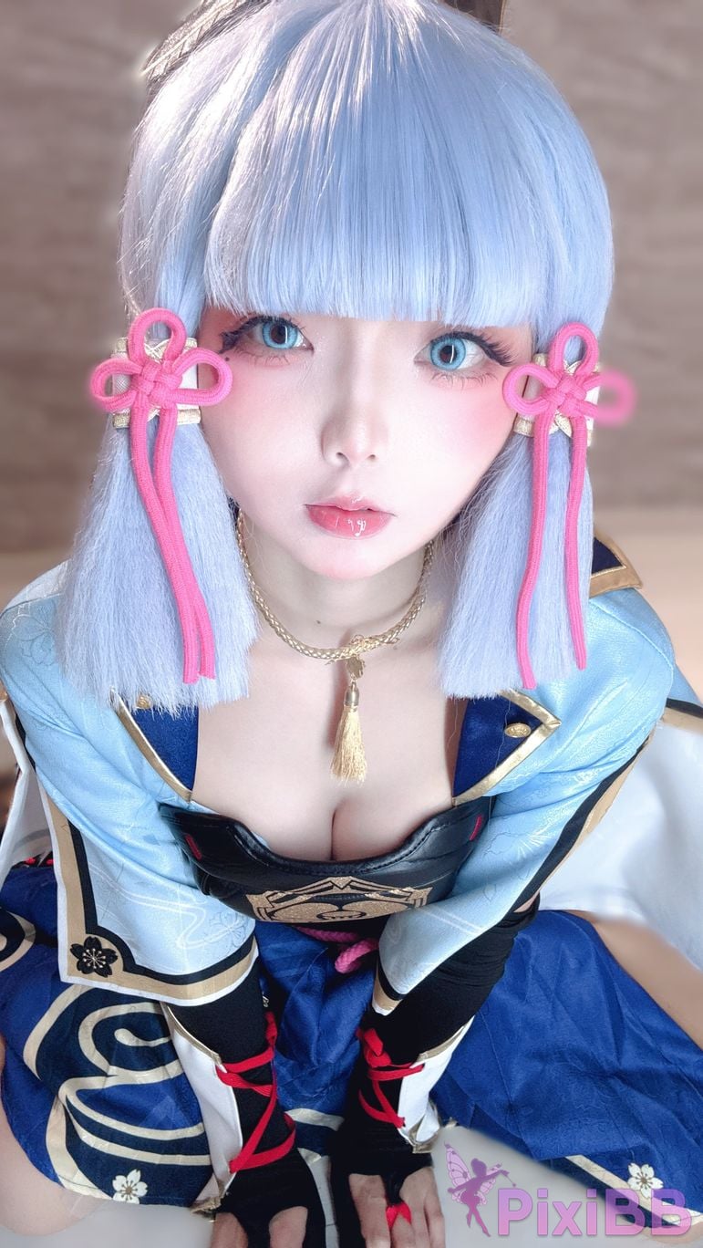 Cosplayer chuchu 007 Kamisato Ayaka PixiBB.COM 052