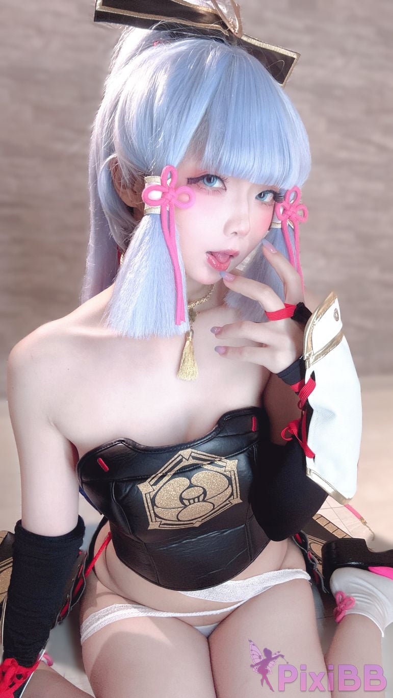 Cosplayer chuchu 007 Kamisato Ayaka PixiBB.COM 071