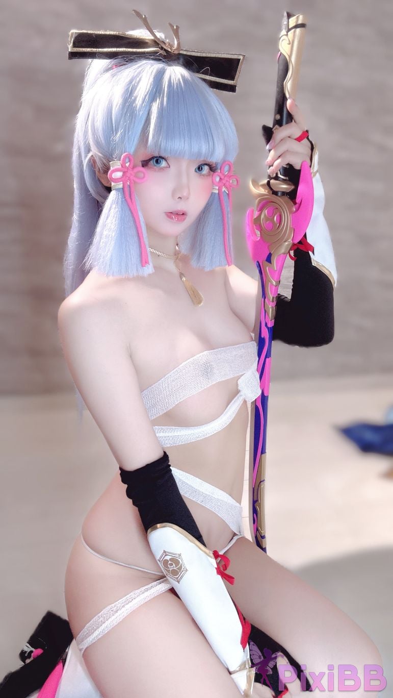 Cosplayer chuchu 007 Kamisato Ayaka PixiBB.COM 074