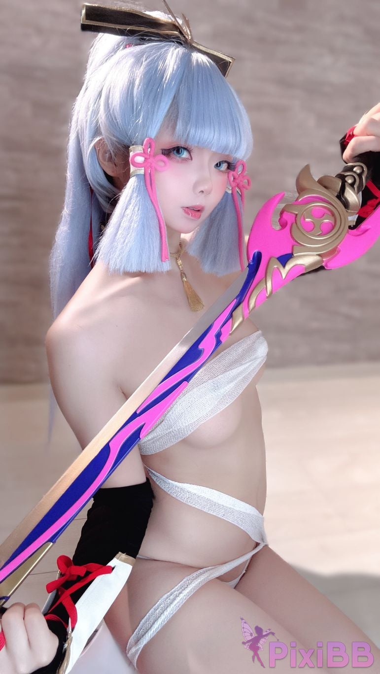 Cosplayer chuchu 007 Kamisato Ayaka PixiBB.COM 077