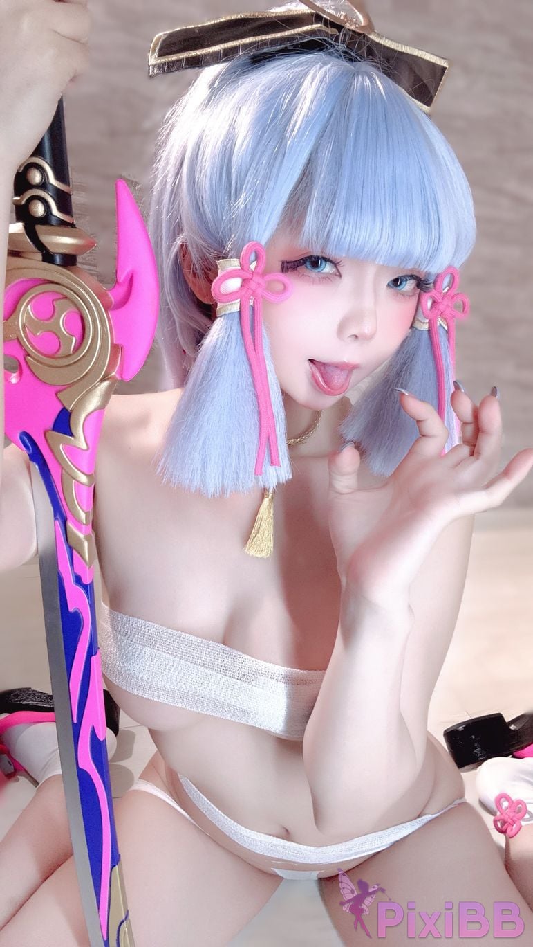 Cosplayer chuchu 007 Kamisato Ayaka PixiBB.COM 088