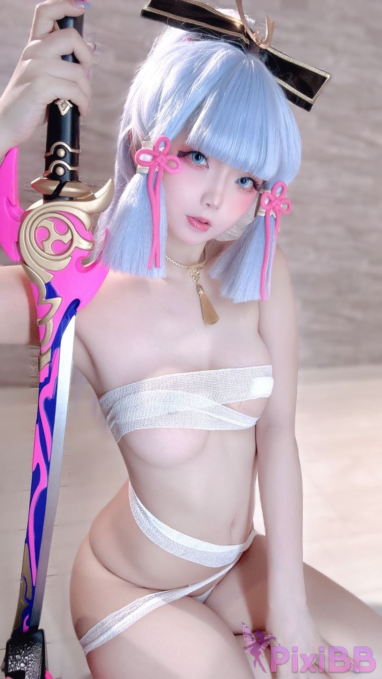Cosplayer chuchu 007 Kamisato Ayaka PixiBB.COM 093