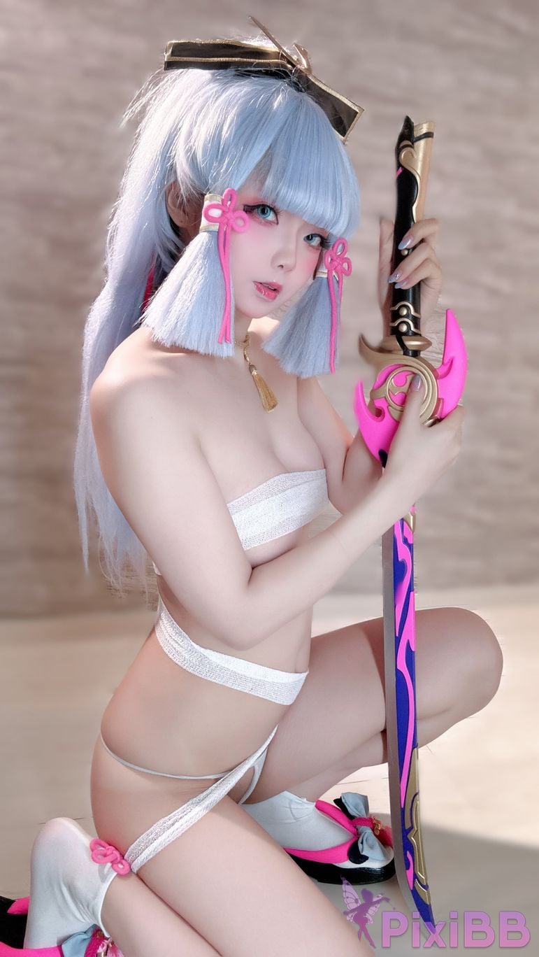 Cosplayer chuchu 007 Kamisato Ayaka PixiBB.COM 094