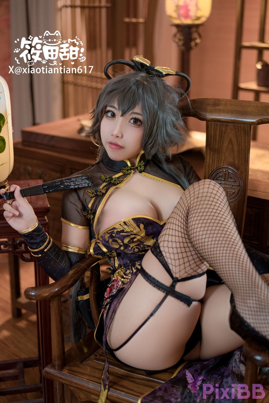 Cosplayer Vanilla Milk Meow Luo Tianyi Canary PixiBB.COM 017