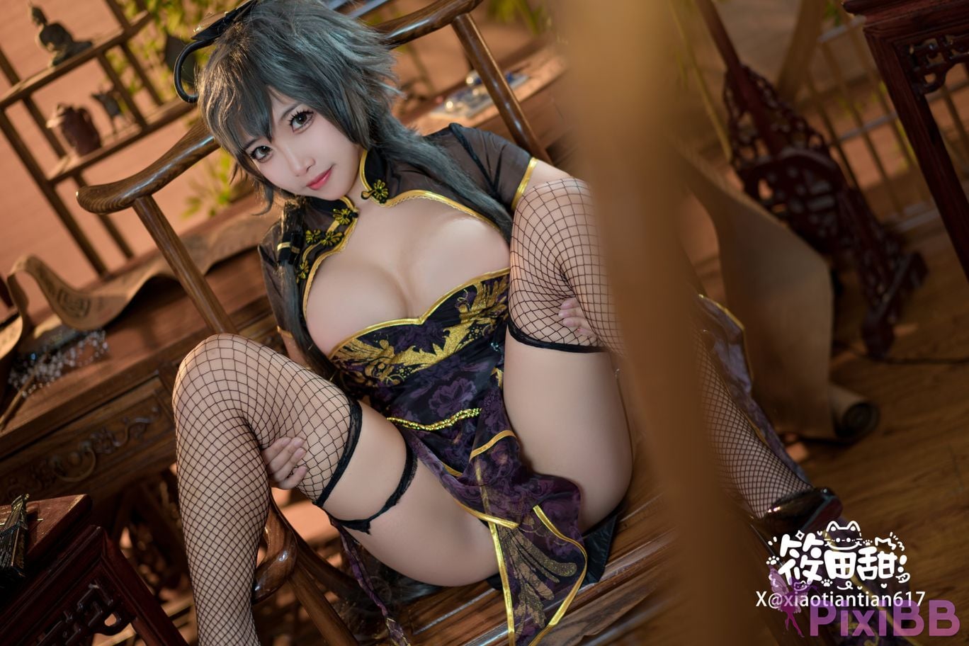 Cosplayer Vanilla Milk Meow Luo Tianyi Canary PixiBB.COM 022
