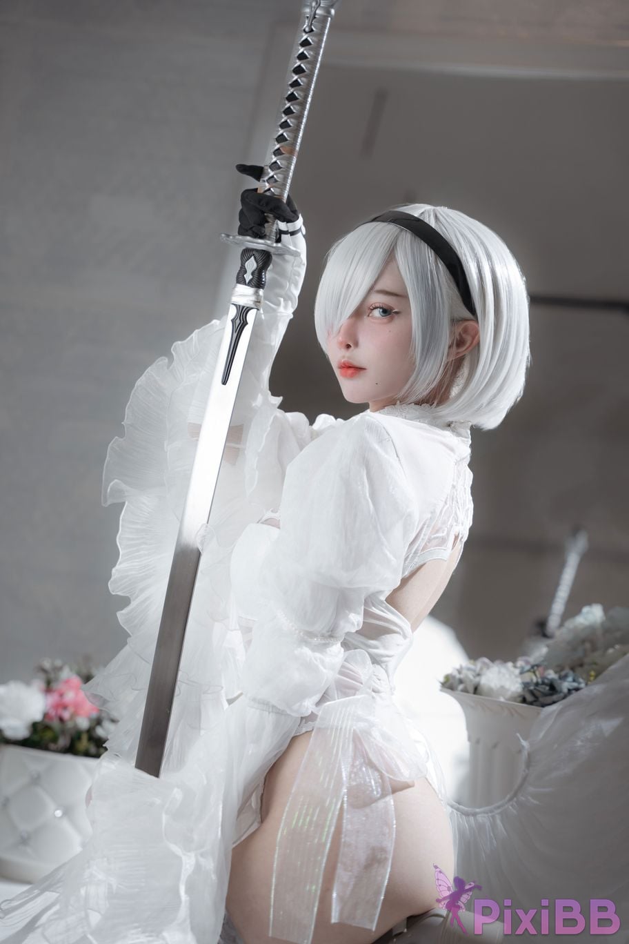 Cosplayer Le Josette 2B Bride PixiBB.COM 001