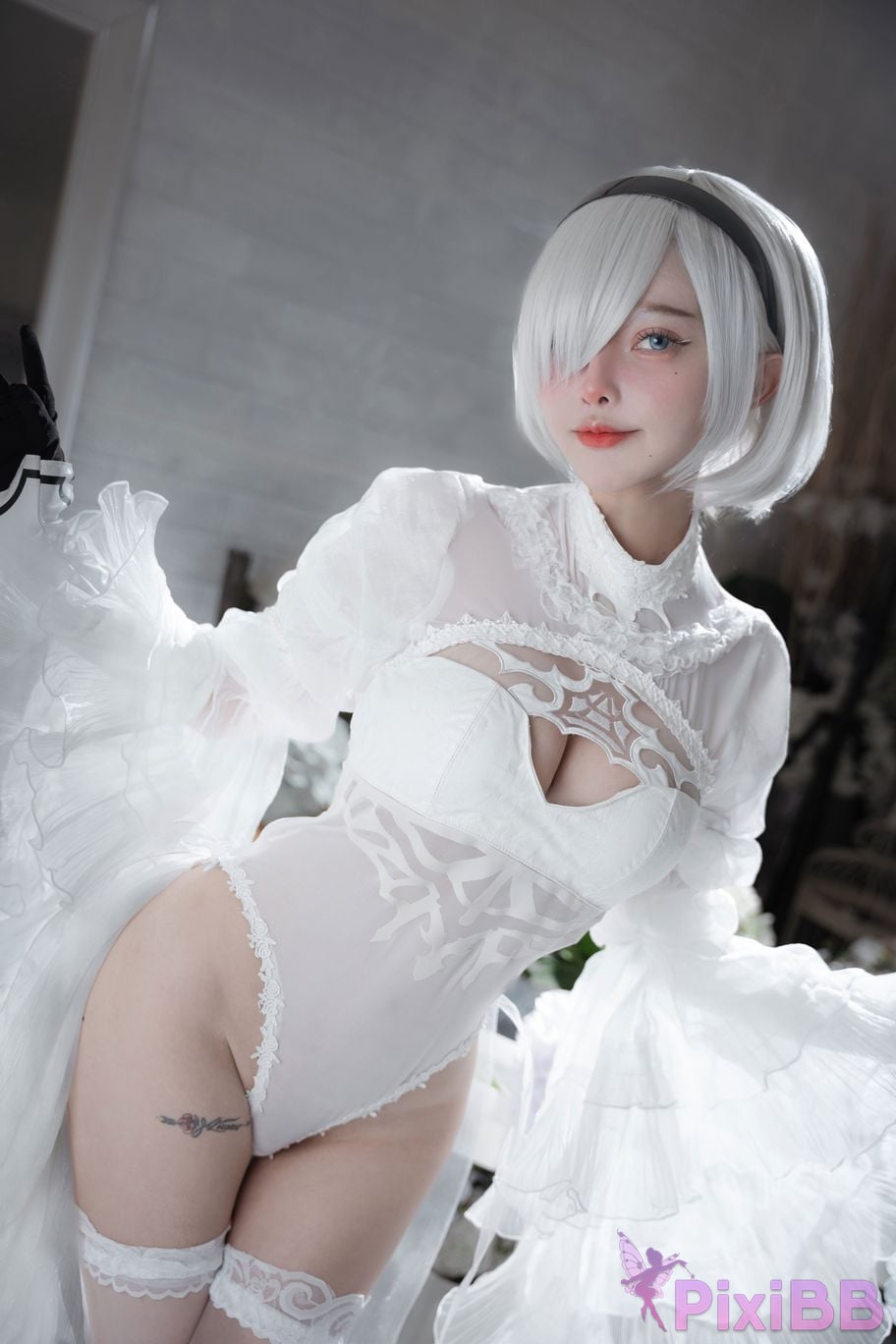 Cosplayer Le Josette 2B Bride PixiBB.COM 004