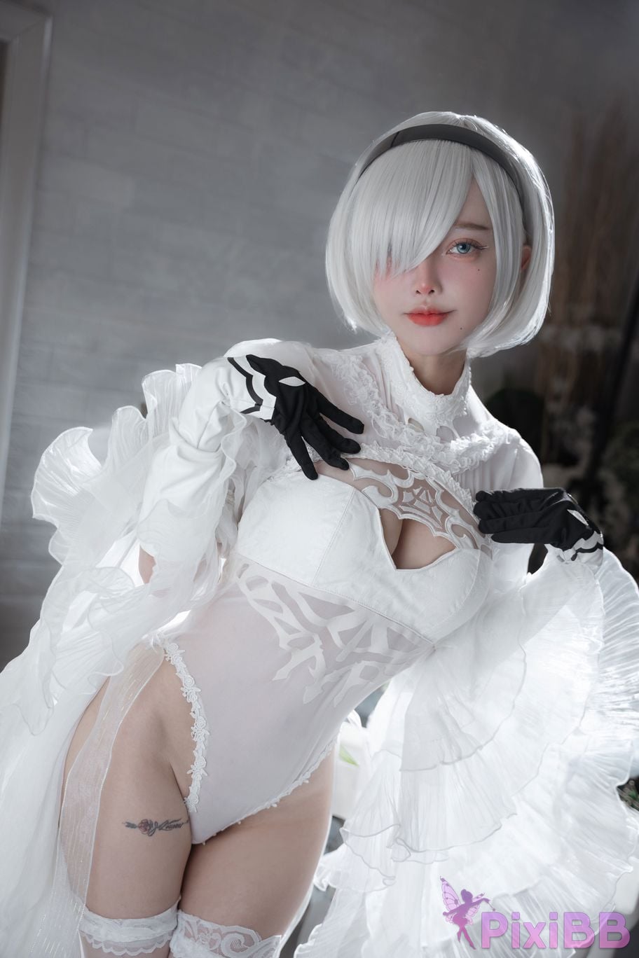 Cosplayer Le Josette 2B Bride PixiBB.COM 005