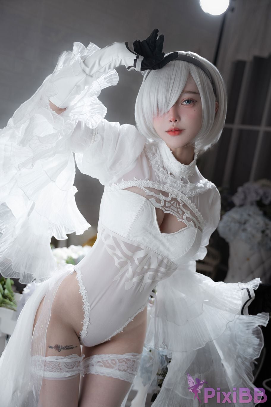 Cosplayer Le Josette 2B Bride PixiBB.COM 006
