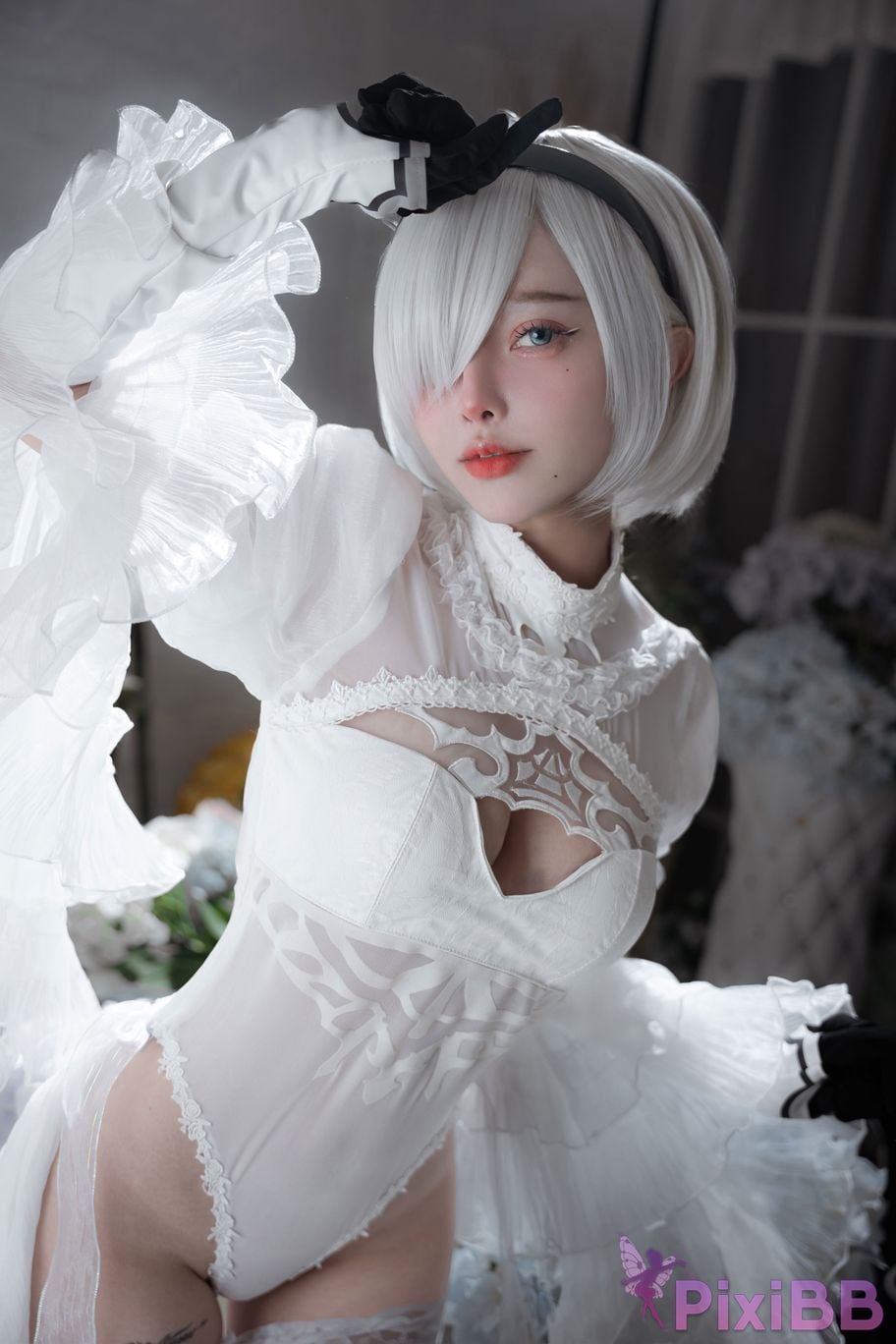 Cosplayer Le Josette 2B Bride PixiBB.COM 008