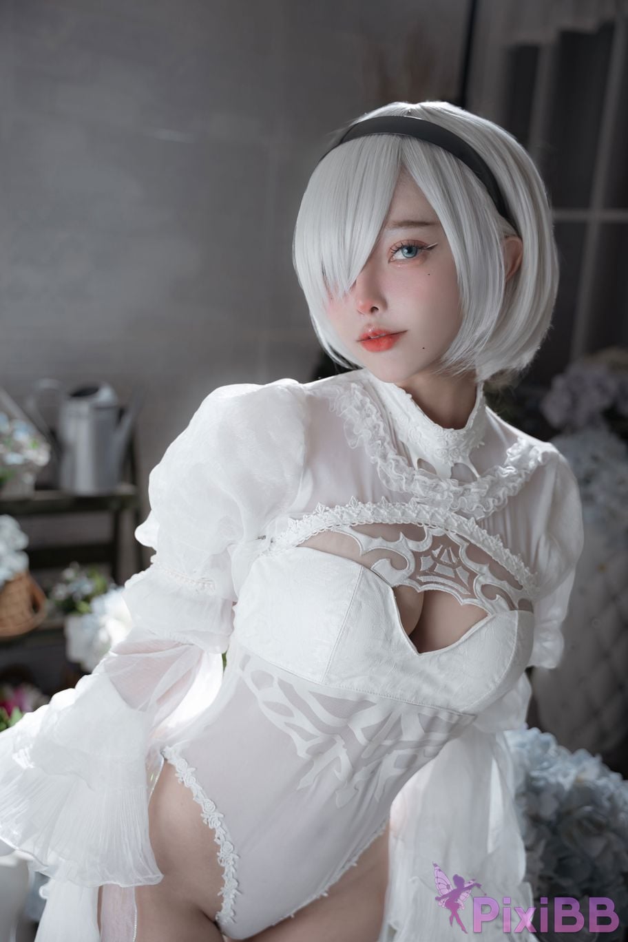 Cosplayer Le Josette 2B Bride PixiBB.COM 009