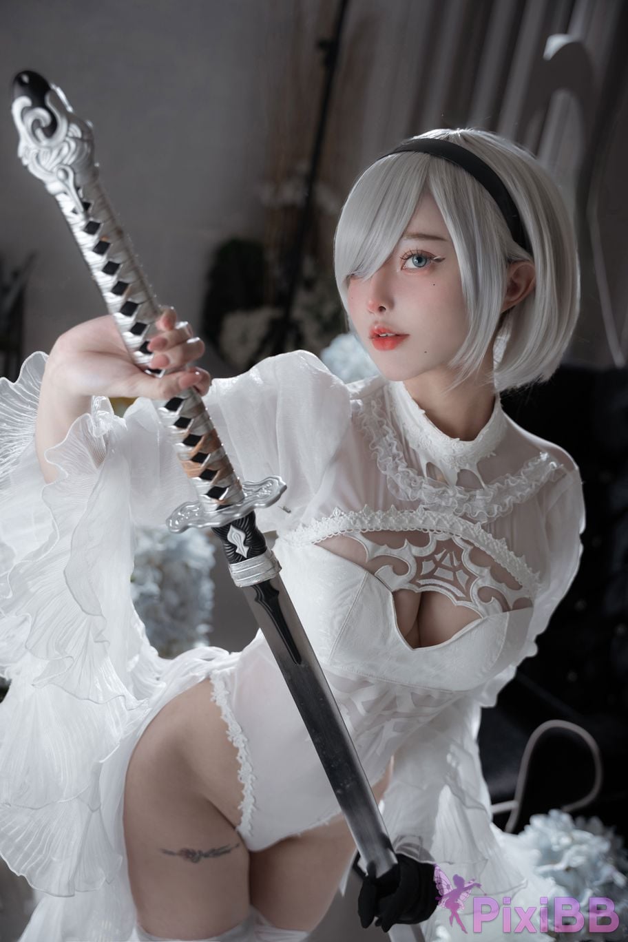 Cosplayer Le Josette 2B Bride PixiBB.COM 013