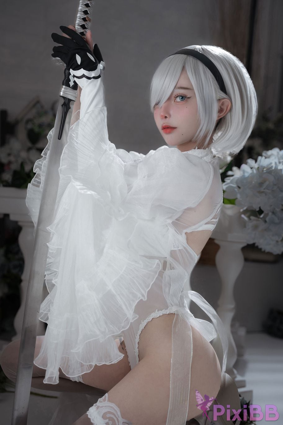 Cosplayer Le Josette 2B Bride PixiBB.COM 015