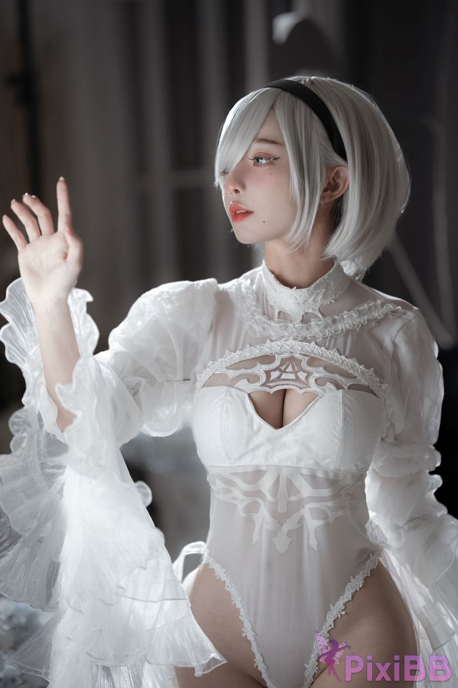 Cosplayer Le Josette 2B Bride PixiBB.COM 017